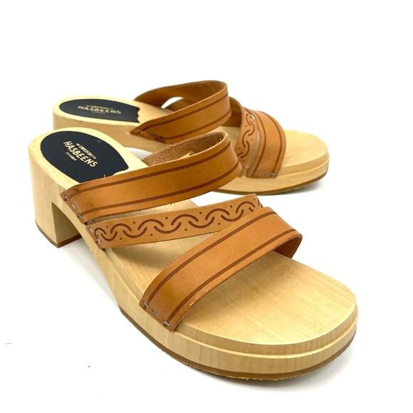 Swedish Hasbeens Jesus Leather Sandals - Picture 1 of 5